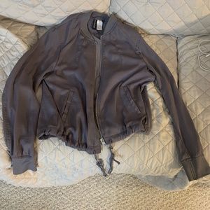 Satin Bomber Jacket